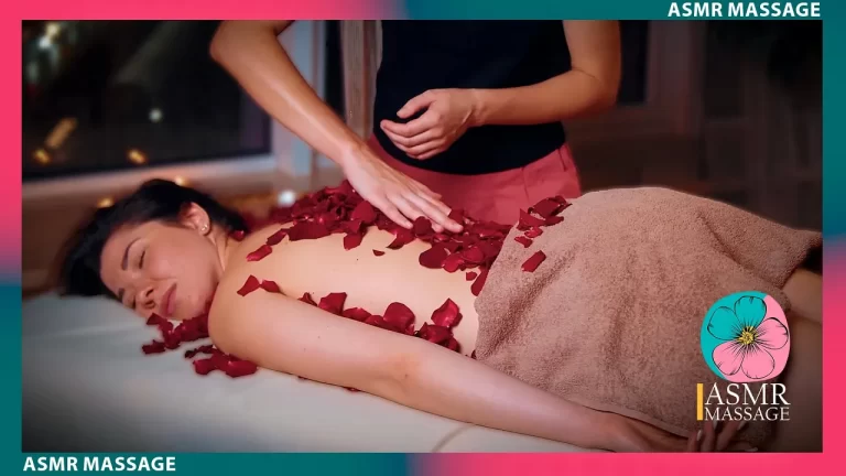 ASMR Back Massage with Rose Petals by Anna- A Rosy Reverie of Relaxation and Resonance