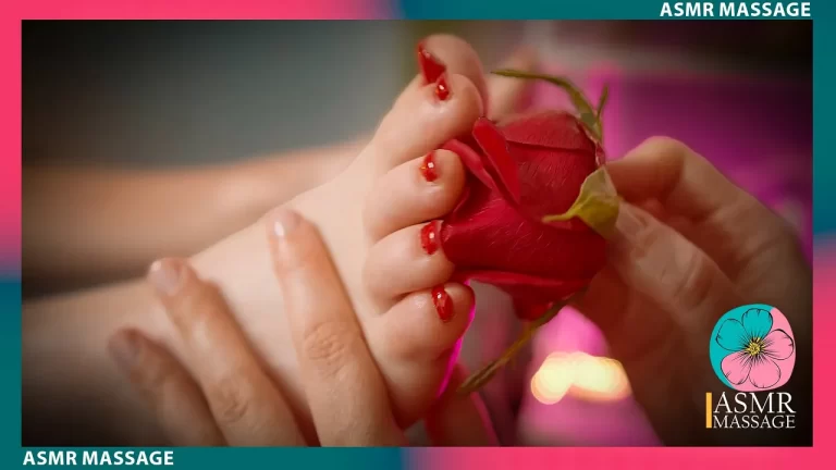 ASMR Foot Massage with Rose Petals by Anna- A Romantic Rendezvous of Rosy Reveries and Rubs