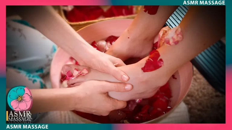 ASMR Foot Massage with Rose Petals by Anna: A Resonance of Romance, Rejuvenation, and Rose Reveries