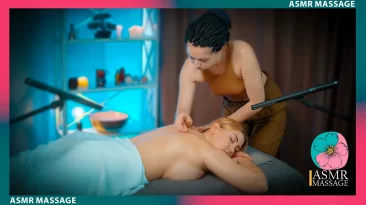 ASMR Back and Foot Massage by Anna to Liza- Lucid Lullabies, and Lingering Luxuries