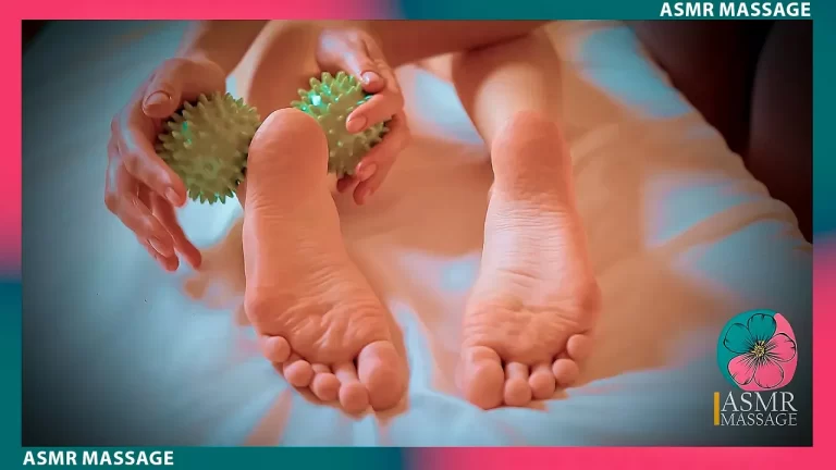ASMR Back and Foot Massage with Balls by Olga- A Bountiful Ballet of Balance and Benevolence