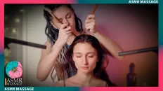ASMR Indian Head and Shoulders Massage with Brushes by Anna- Tranquility and Sensations