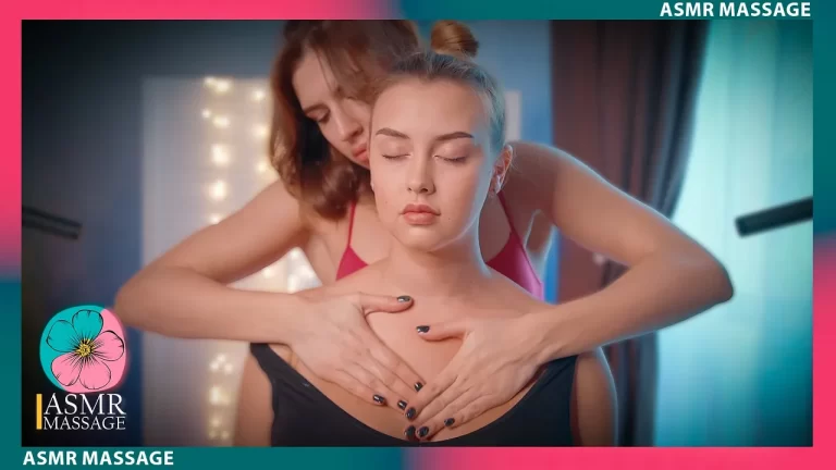 ASMR Back, Head, and Shoulders Massage by Olga to Liza: A Tranquil Trilogy of Tenderness and Trust