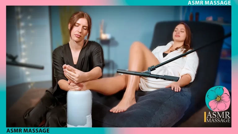 ASMR Foot Massage by Olga- Treading Tranquil Trails of Tenderness
