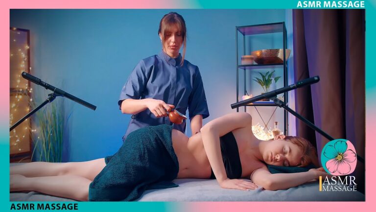 ASMR Relaxing Back and Side Massage by Olga- A Luminous Lullaby for the Lumbar and Lateral