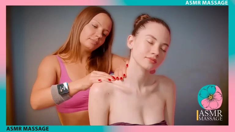 ASMR Back, Neck and Shoulders Massage by Lina to Sandra