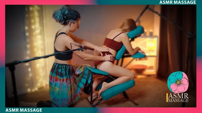 ASMR Back Massage on Chair by Anna
