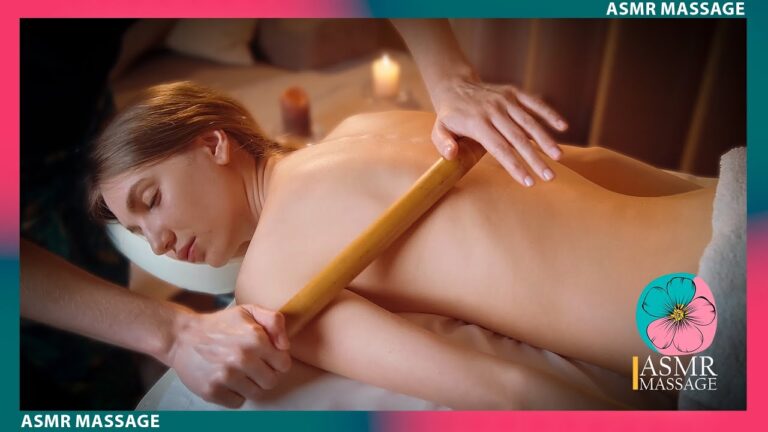 ASMR Back and Foot Massage with Bamboo by Anna