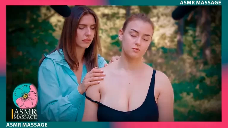 ASMR Outdoor Shoulders Massage in Nature by Olga to Liza: A Natural Nurturing amidst Nature's Nuances