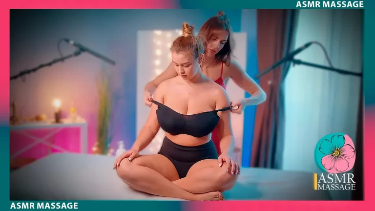 ASMR Female Head, Neck, and Shoulders Massage by Olga to Liza: A Tender Tapestry of Touch and Trust