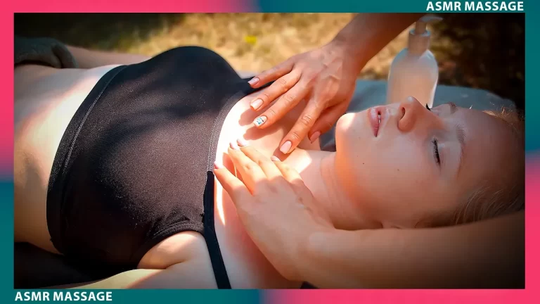 ASMR Front Stomach Massage in Nature by Sabina: A Tranquil and Rejuvenating Experience