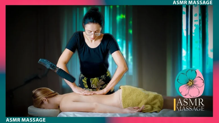 Lose Weight Together! Lymphatic ASMR Massage by Anna on the Table