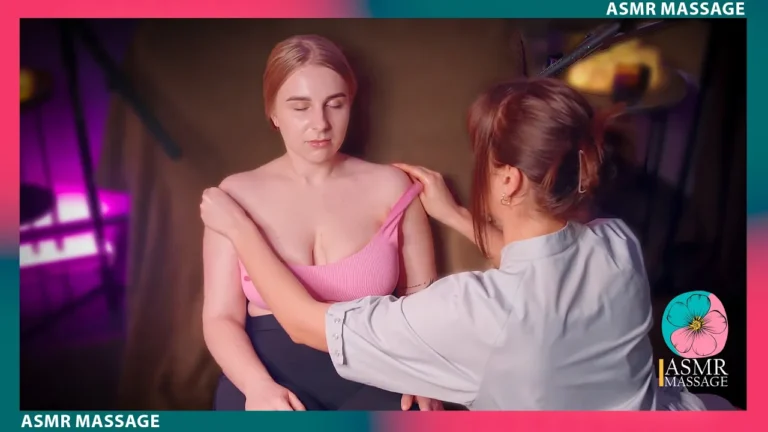Olga in a Cozy Robe- ASMR Massage for a Perfect Figure